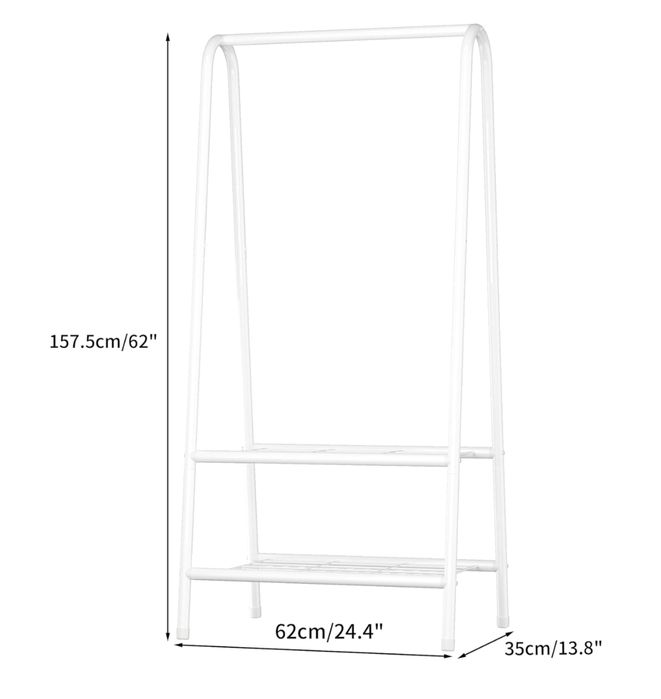 Nowy metalowy wieszak na ubrania, regał, półka, sypialnia, salon!
