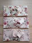 opaska na uszy, przeplatana, kwiatuszki, Handmade