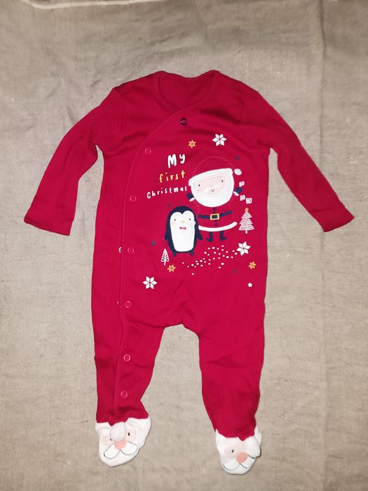 Чоловічок, комплект, боді мій перший новий рік my first Christmas