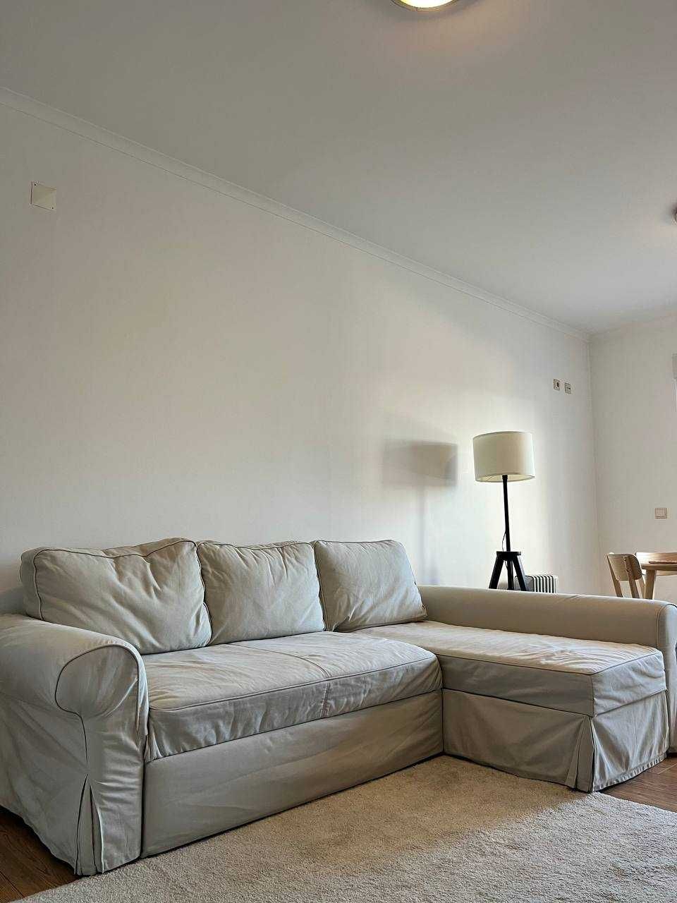 Vendo sofá IKEA EKTORP com chaise longue, extensível