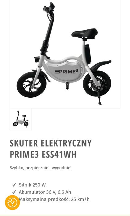 Sprzedam skuterek elektryczny,hulajnoga