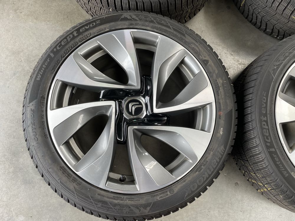 Kola felgi 18 cali citroen ds4 ds5 4x108 et27 opony 235/34/18 hankook