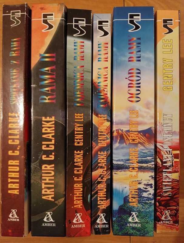 Cykl RAMA - 6 książek - Arthur Clarke (brak Domu w przestworzach) opis