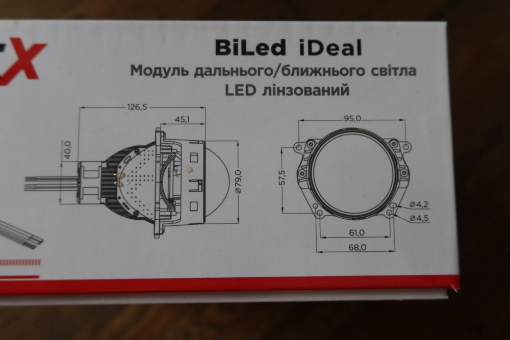 РАСПРОДАЖА ‼️ Пара bi-LED линзы driveX EVOLUTION F1S 3.0 53W biled