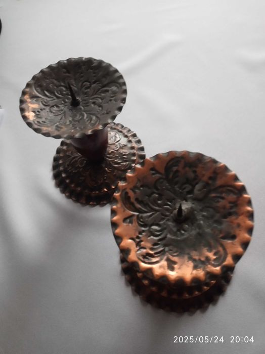 Dwa Świeczniki z PRL