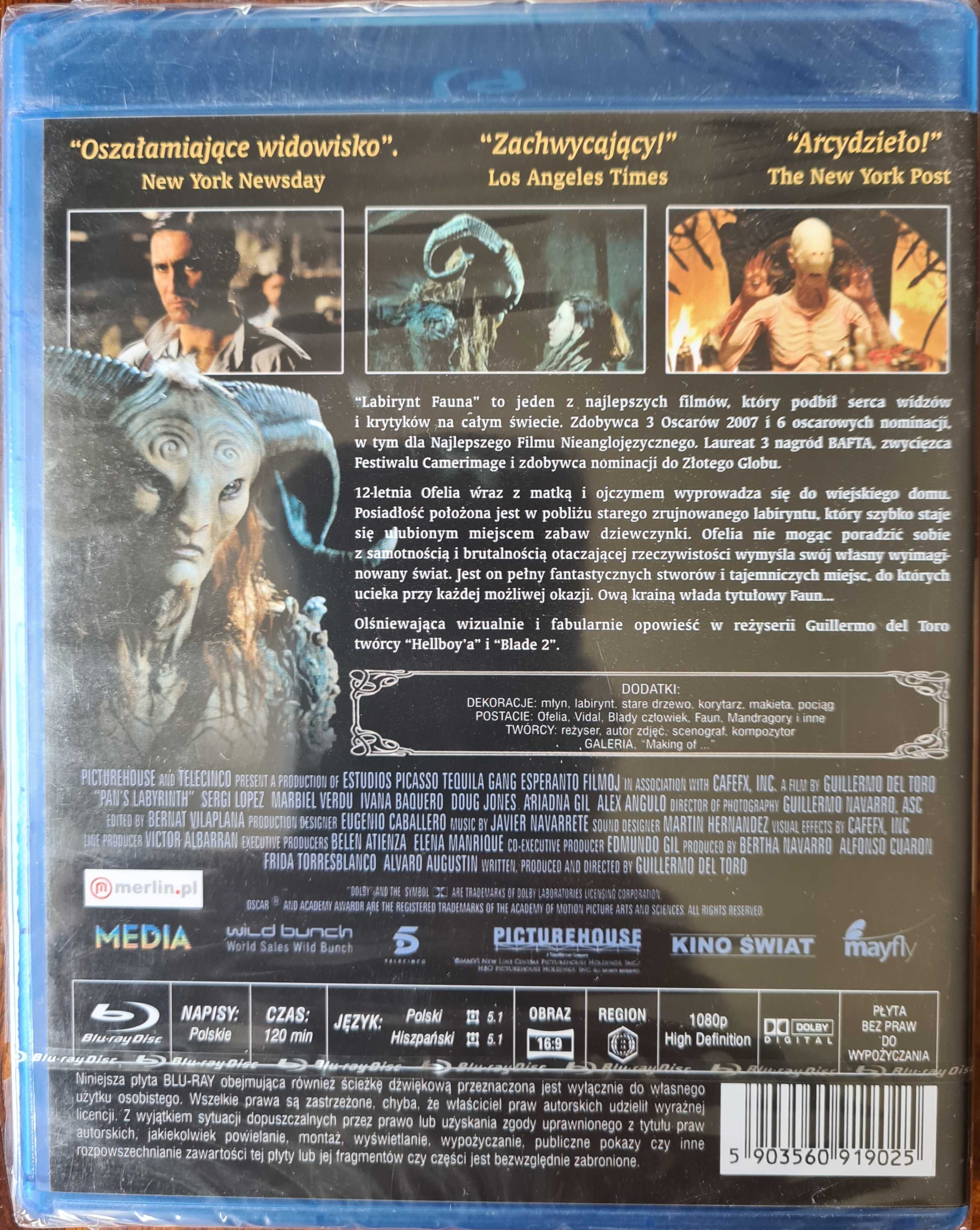 Labirynt Fauna blu-ray FOLIA PL napisy i lektor UNIKAT!