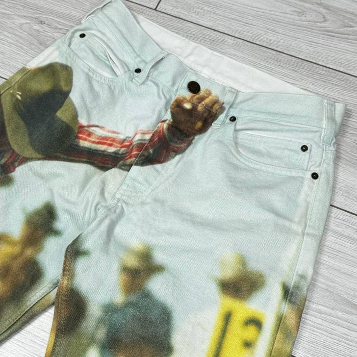 Штаны джинсы Raf Simons x Calvin Klein 205W39NYC Bull Rider Denim рафы