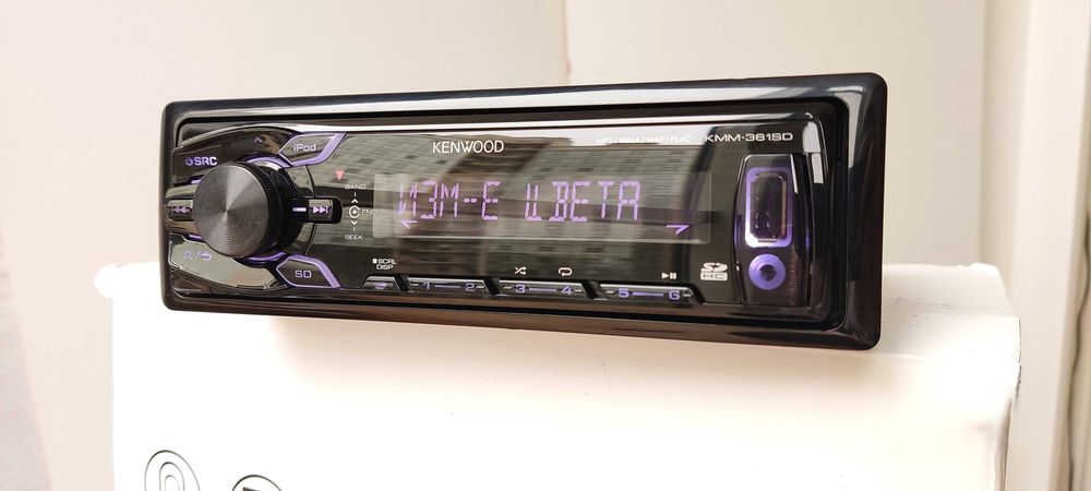 Kenwood KMM-361SD с Bluetooth RGB MOSFET 4x50 магнитола - оригинал!