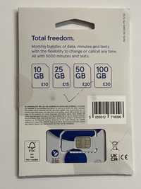 Tesco Mobile UK karta SIM tescomobile Prepaid Card £30.00 Roaming EU