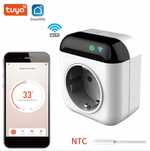Programowalny termostat inteligenta wtyczka Smart WiFi Alexa Google