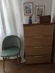 Comoda de quarto com 6 gavetas