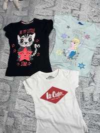 T-shirt koszulka Elsa Kraina Lodu Frozen Kot lee cooper r 116