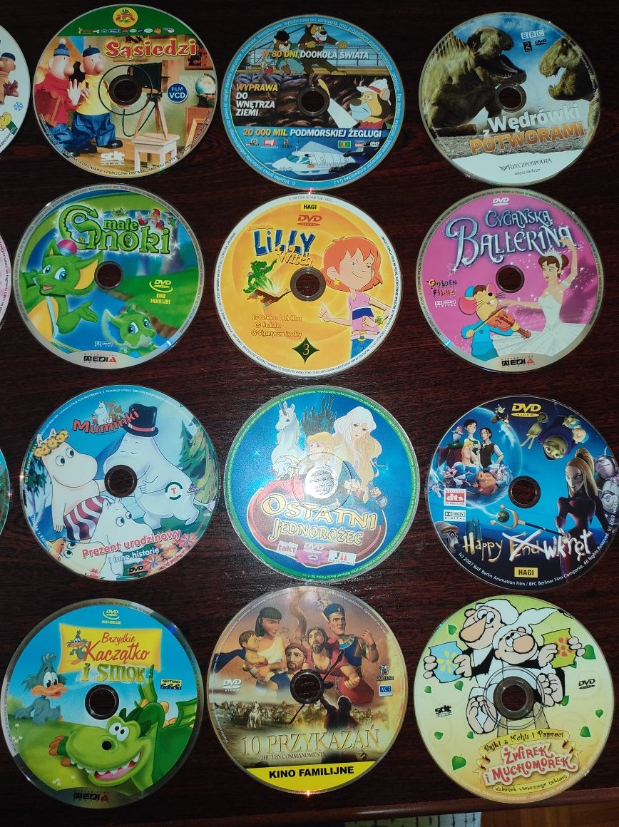 Bajki na DVD i VCD 23 płyty