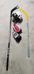 Zestaw hokejowy juniorski 2x kij CCM Vector nowy,kask,rękawice. Hokej