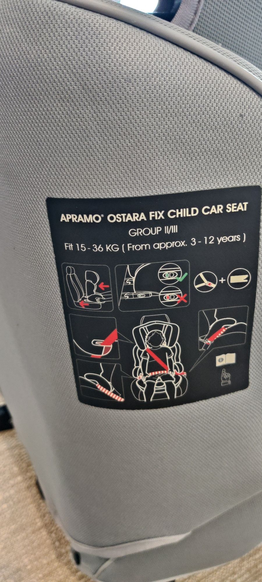 Cadeira auto Apramo Ostara