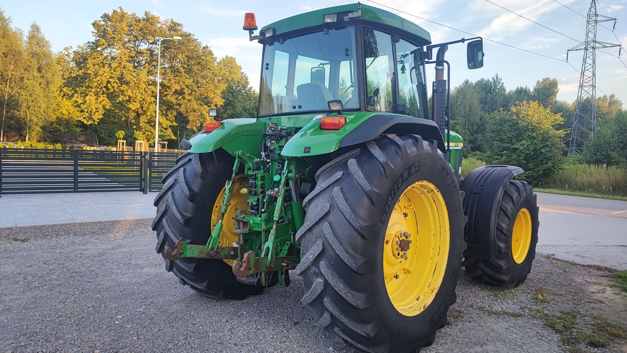 John Deere 7810 pneumatyka sprowadzony