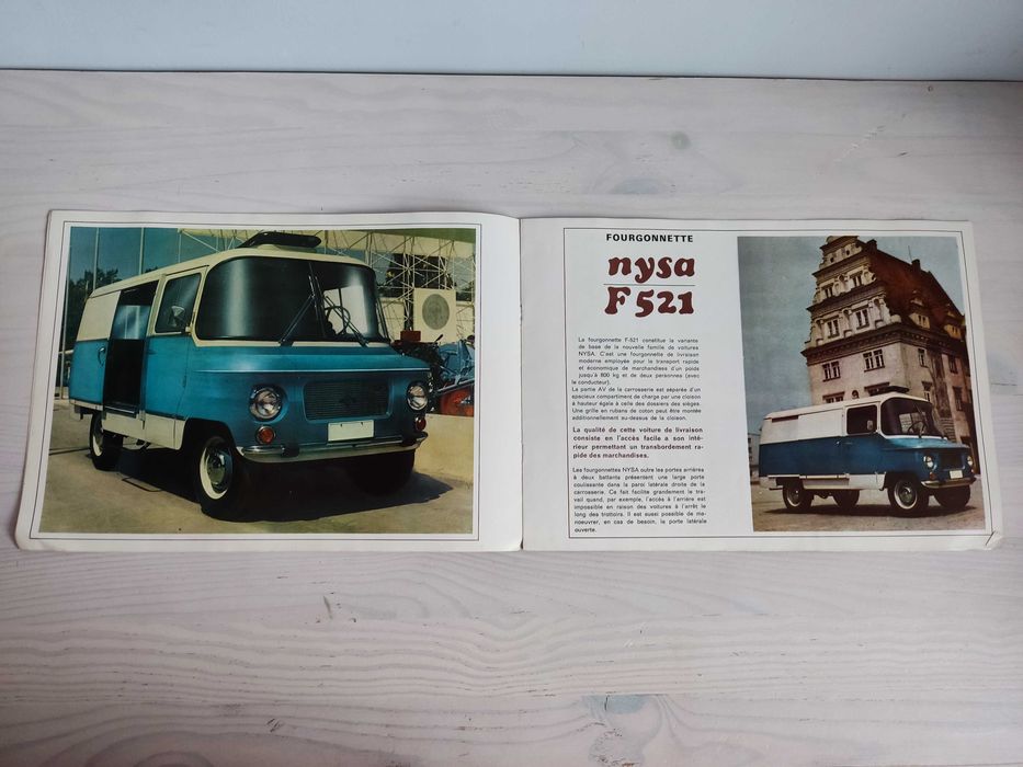 Prospekt broszura samochodowa Nysa 521 z 1969