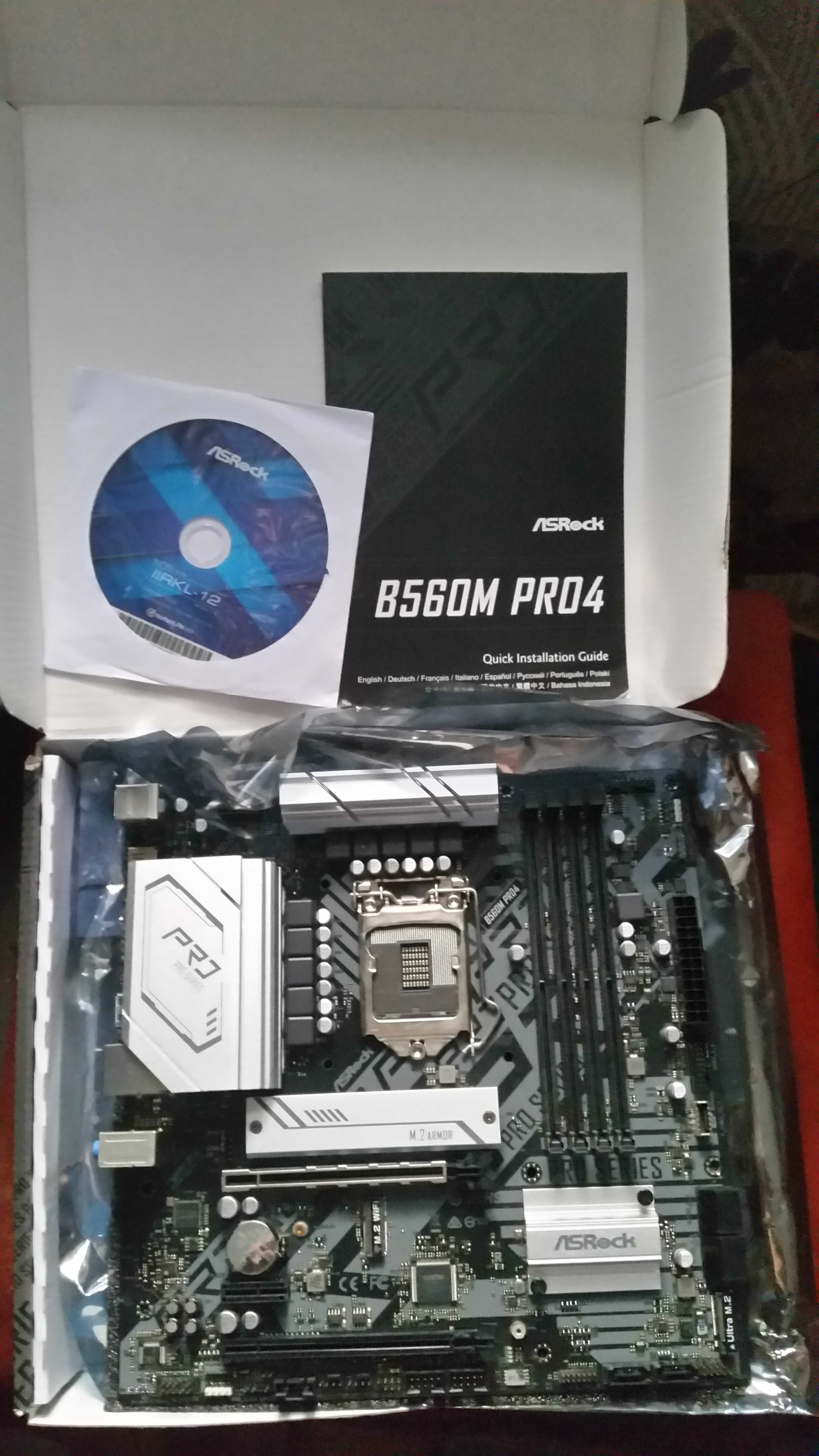 Материнська плата Asrock B560m Pro4