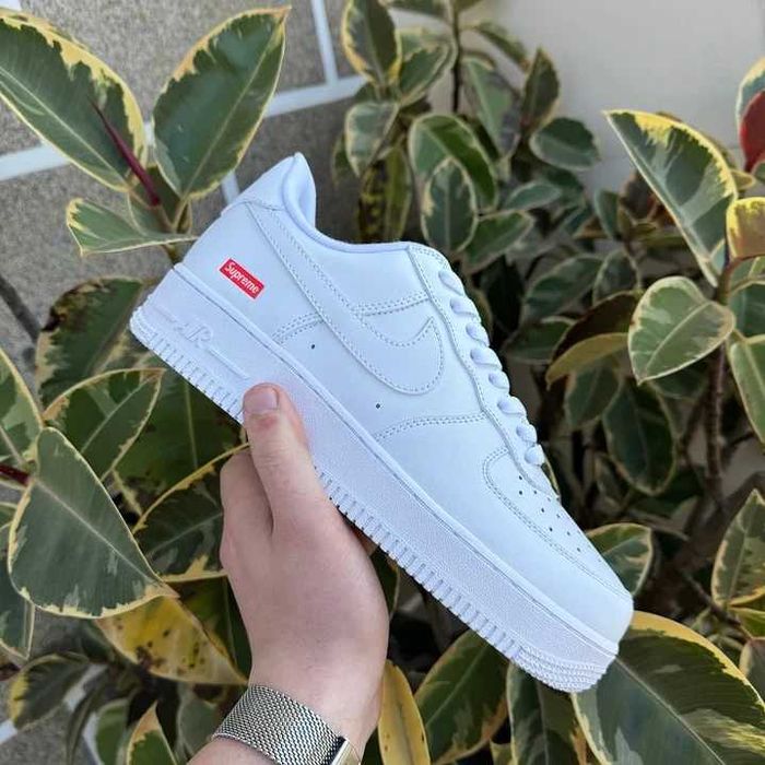 "Buty Trampki" Nike_Air Force 1 Low Supreme White_R.37.5