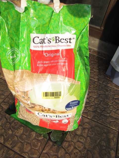 Cat's Best żwirek dla kotów, 100% roślinny maks chłonności 9kg