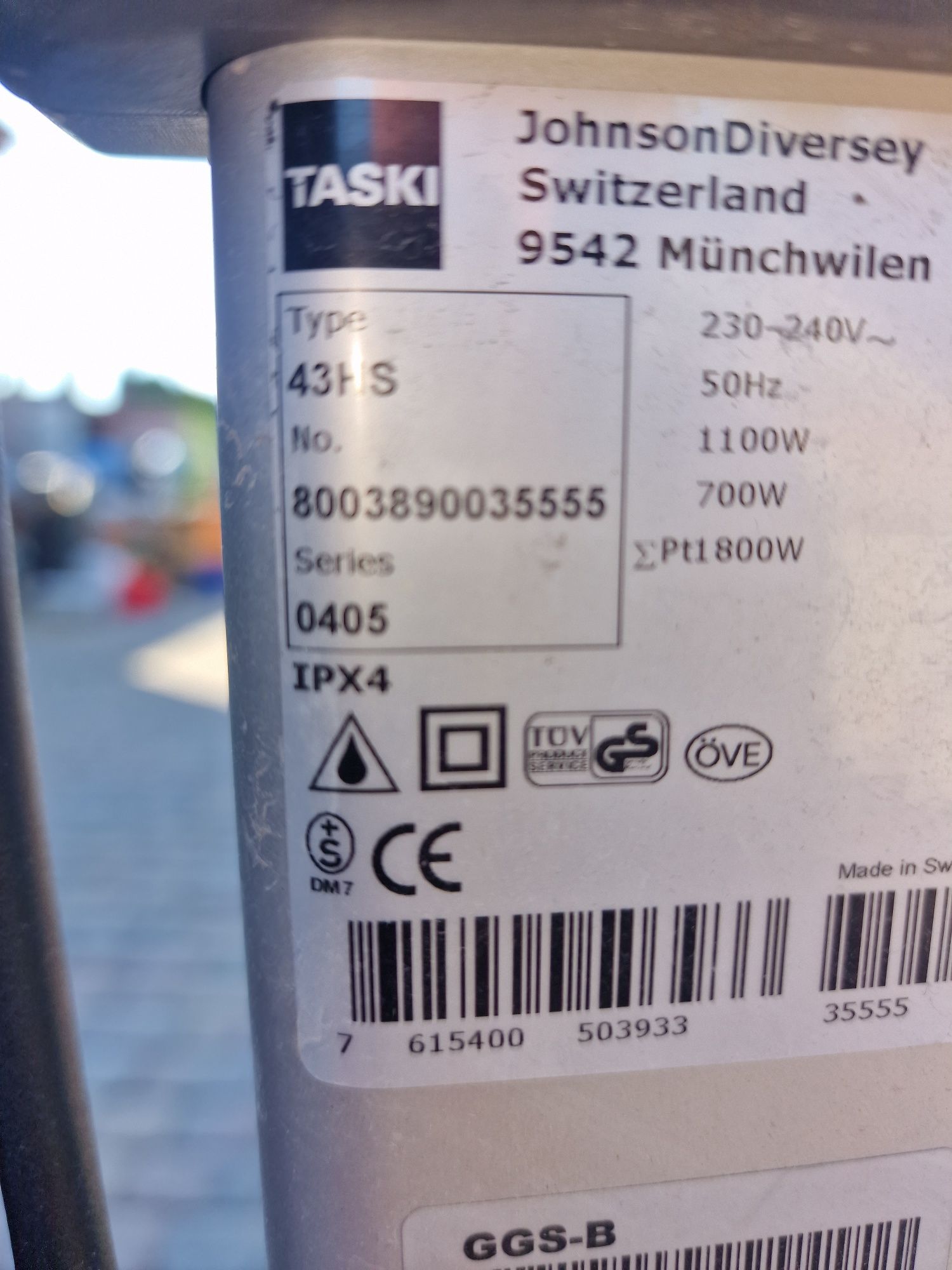 Szorowarka taski ergodisc 400 obr