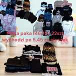 Mega paka 22szt. modnych firmowych ubranek 146 dla dziewczynki