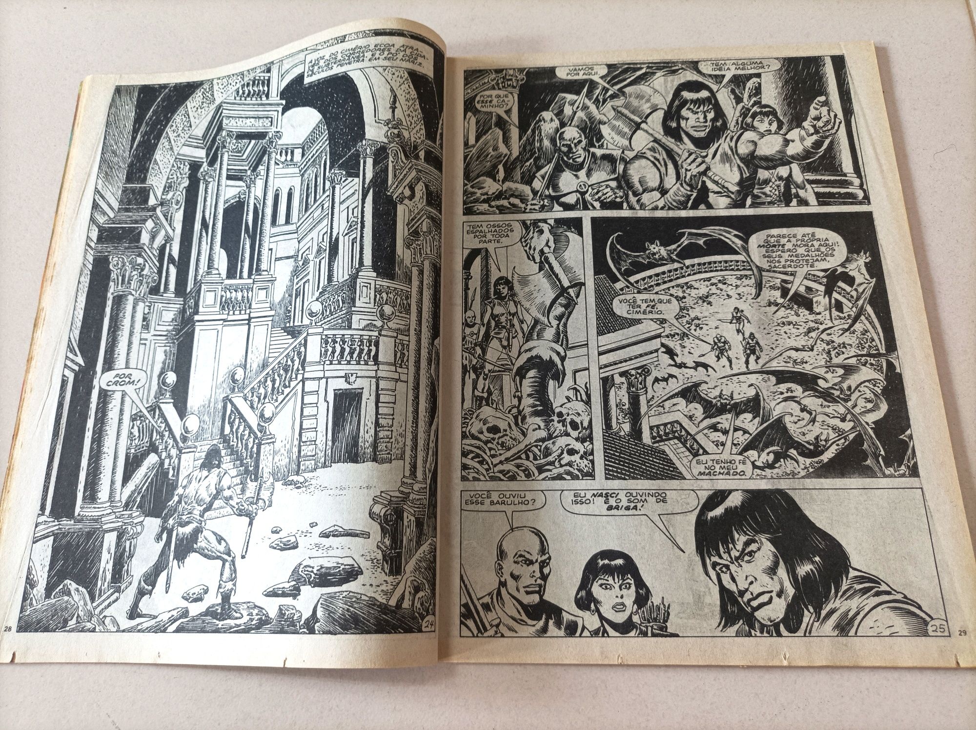 Lote de 3 Revistas antigas - A Espada Selvagem de Conan (Vintage)