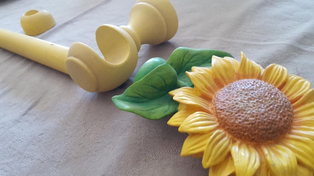 Varão de cortinado lindíssimo - feito à mão