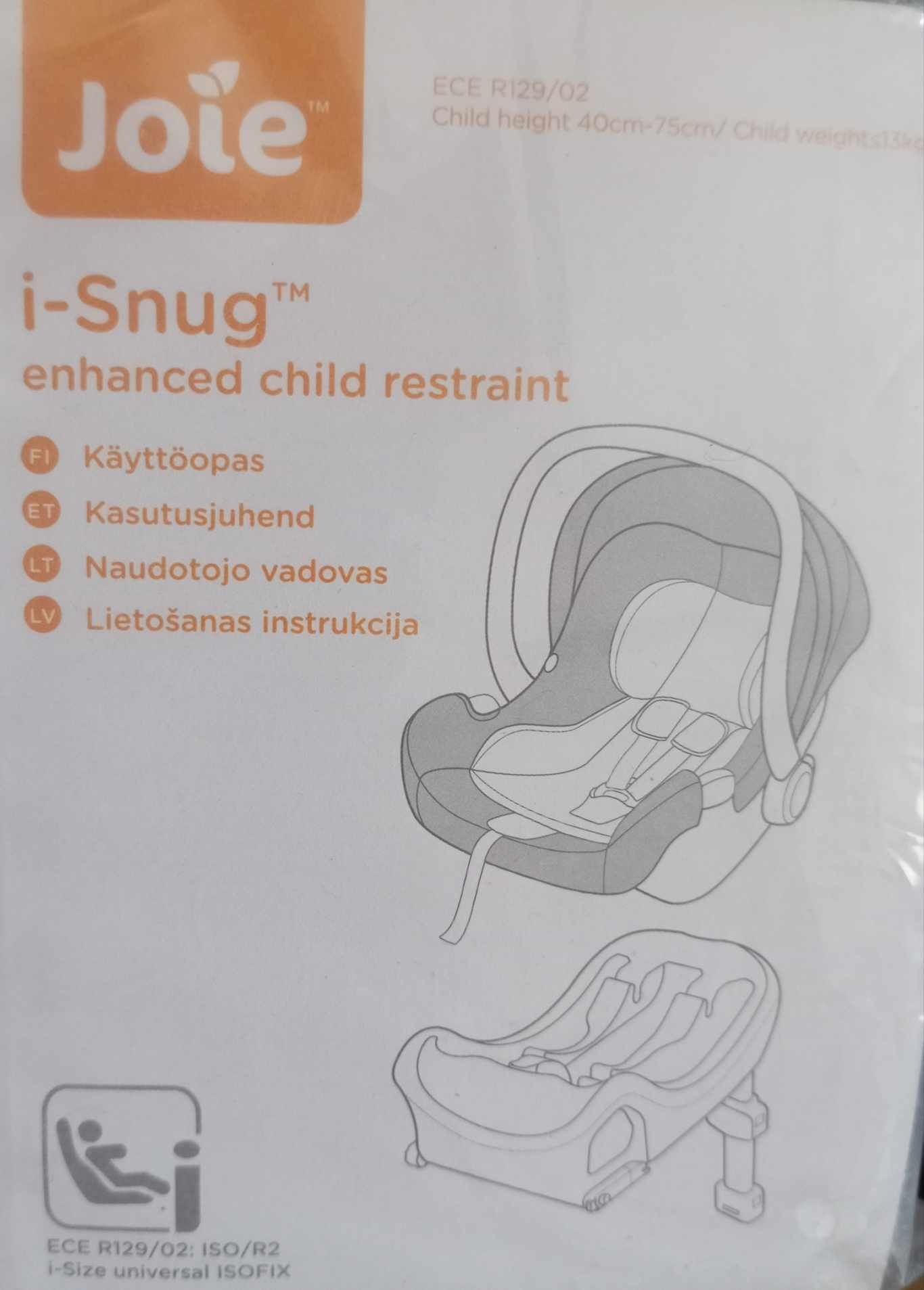 Fotelik Joie I-Snug