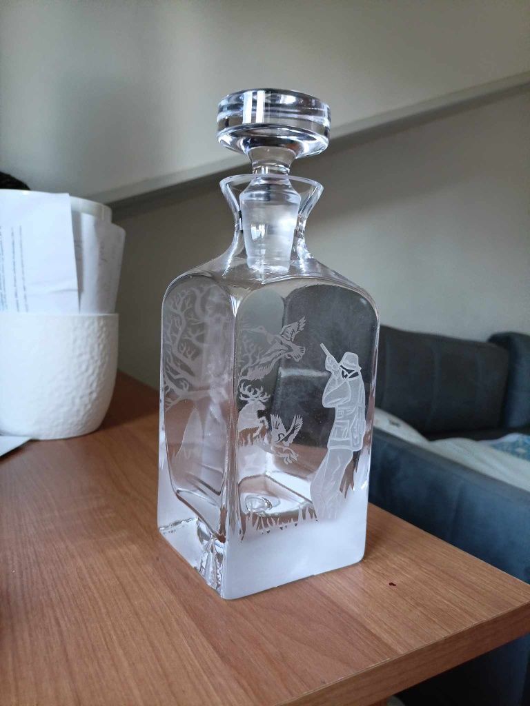 Nowy komplet karafka + szklanki do whisky