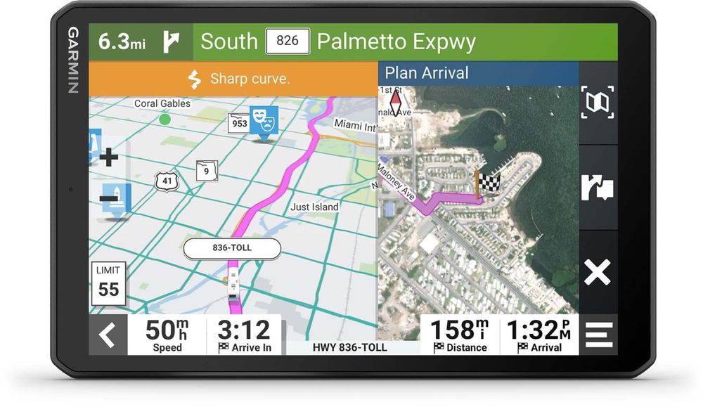 Garmin RV 895, Large, Easy-to-Read 8” GPS RV Navigator