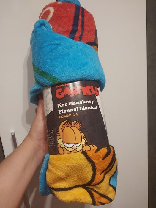 Koc flanelowy Garfield