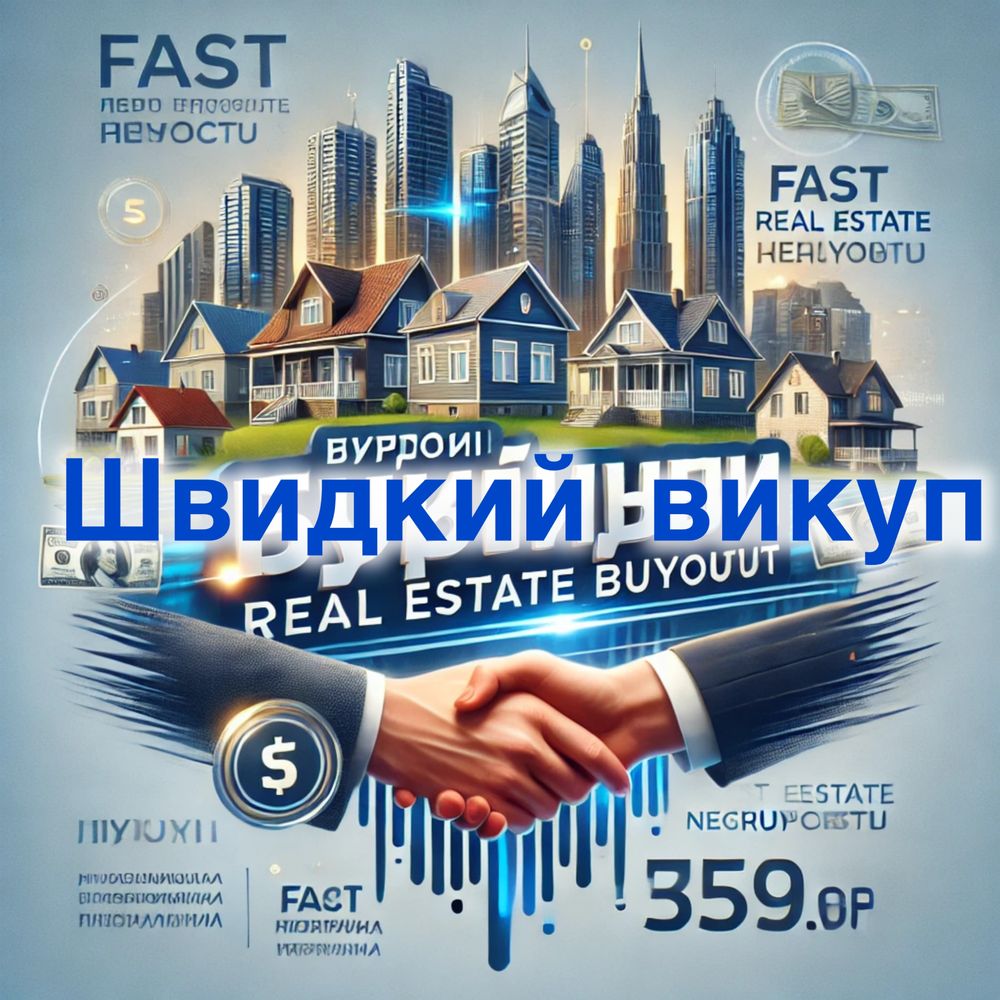 Швидкий викуп нерухомості та земельних ділянок у Дніпрі та області!