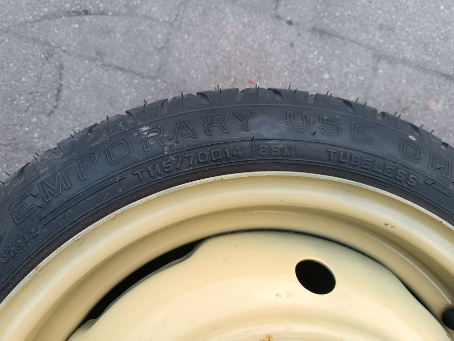 Koło dojazdowe Toyota Yaris 14''  DUNLOP  115/70D14