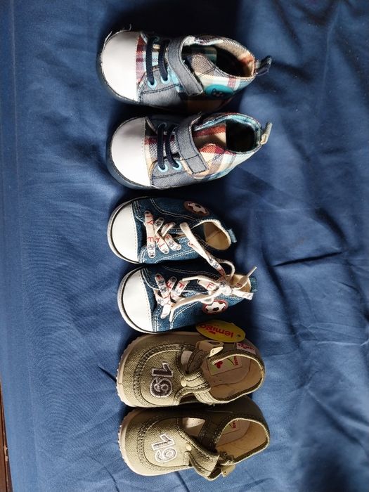 Buty niemowlęce 3 pary