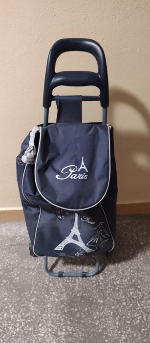 Wózek na zakupy 3 kola składany idealny dla seniora