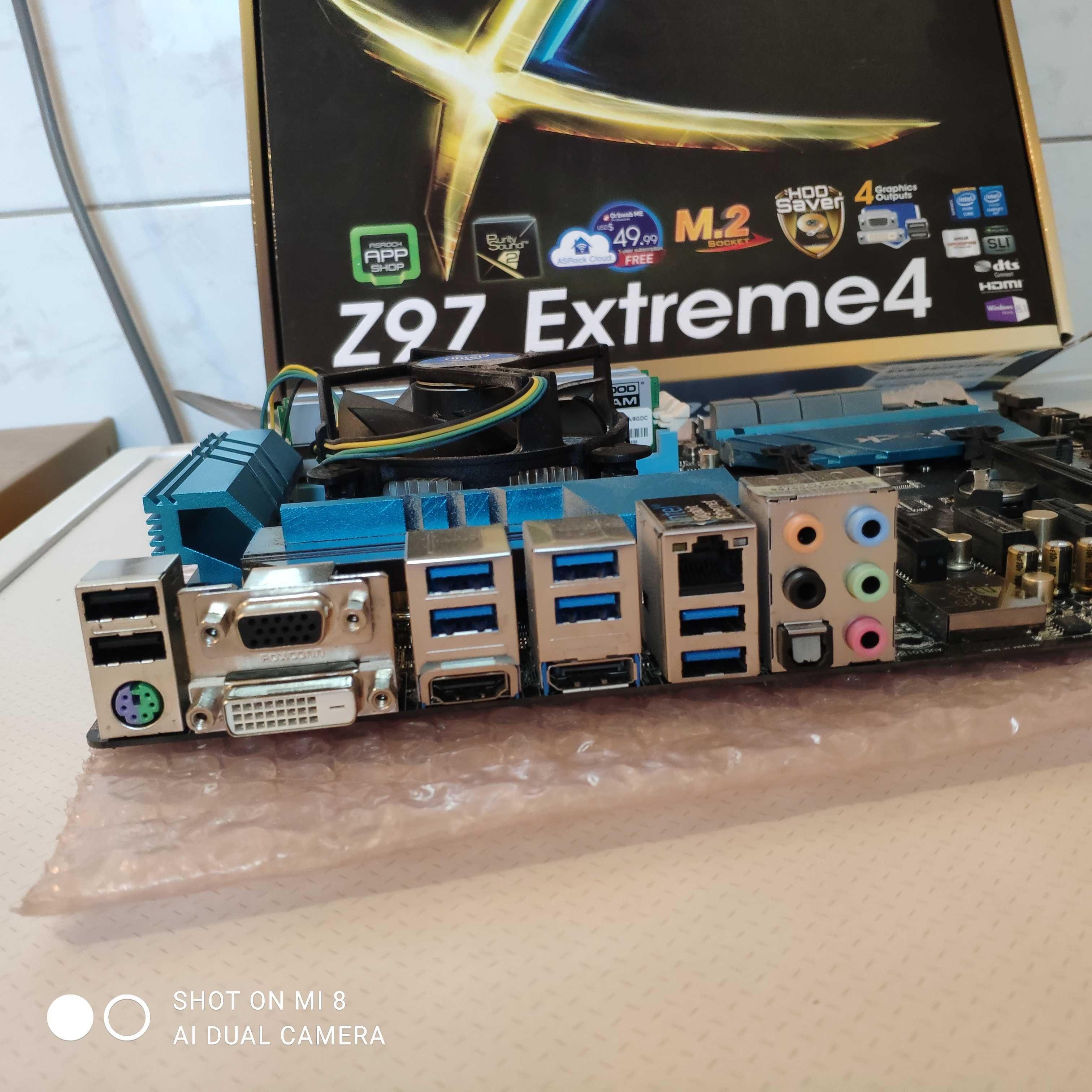 zestaw Intel i5+ ASRock  Z97 EXTREME4+GoodRam 2x4