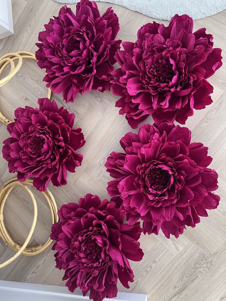 Peonie kwaoty giganty urodziny chrzciny dekoracja sklepu