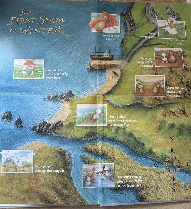 Книга художня для дітей англійською мовою The first snow of winter