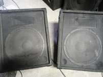 Colunas monitores de 15" Acústica