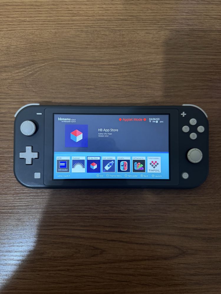 Nintendo Switch Lite Chip Picofly Atmosphera CFW Hekate Przeróbka