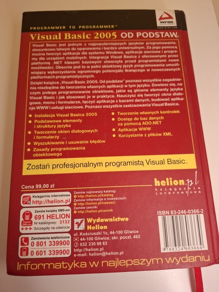 Visual Basic 2005 od podstaw - wydawnictwo Helion, Willis, Newsome