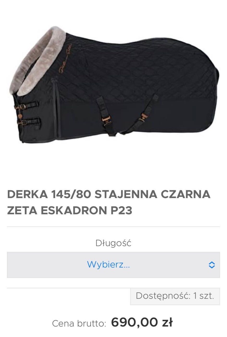 Derka stajenna/ polarowa Eskadron