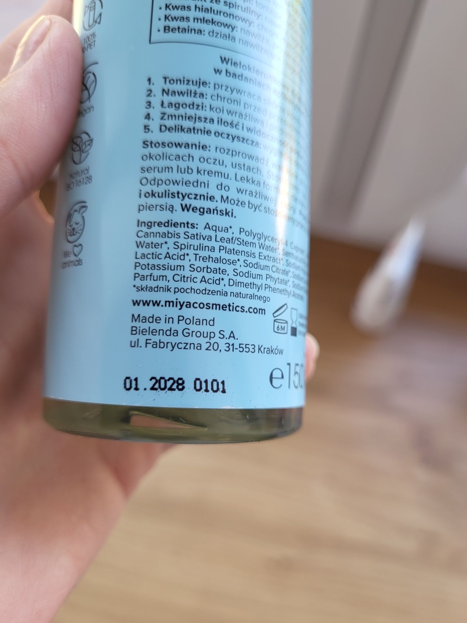 Miya mytonic Nawilżający tonik all-in-one150 ml