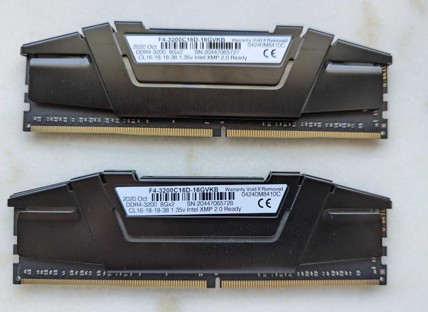 RAM G.SKILL Ripjaws V 16GB (2x8GB) DDR4-3200MHz