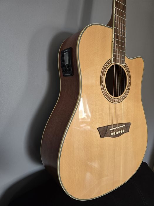 GITARA elektro-akustyczna - Washburn WD 7 SCE (N)