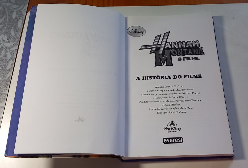 Livro Hannah Montana o filme 5€