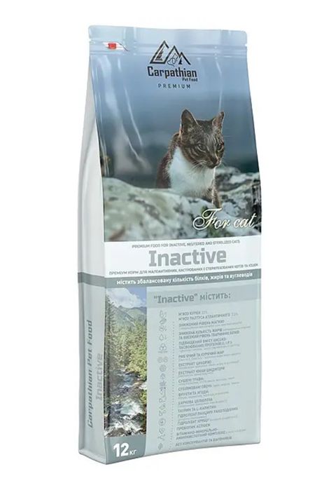Преміум корм для котів Carpathian Pet Food, 12 кг / корм для котов