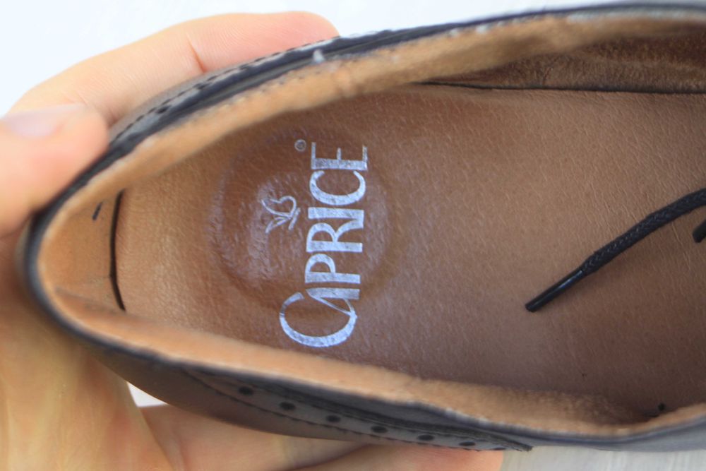 Туфлі ботильйони Caprice шкіра Німеччина 40р броги черевики ботильоны