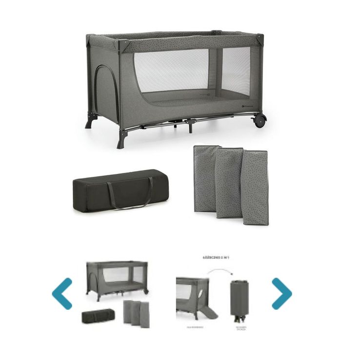 Ліжко-манеж в конплекті з матрасиком